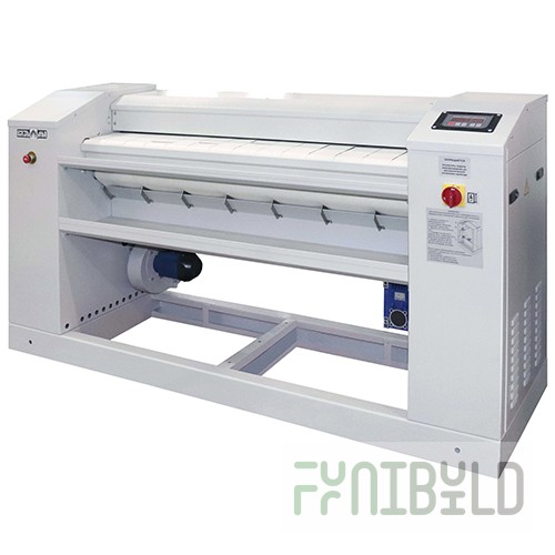 Ironing calender VK-1424 (2000x600x1105 in, ironing zone width - 1400 in, 25 kg/hour, 2-5 m/min, chrome, electric, 380V, weight 310 kg)