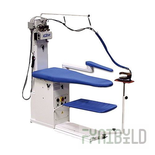 Ironing table with iron LGS 103.34 (1635x440x1880(1680x710x1880) in, 5.45 kW, 5 l, 220 V, weight 100 (194) kg)