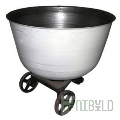 Bowl 330l for dough mixer Penzmash TMM-330 (880x880x1080mm, 40kg made of carbon steel with trolley)