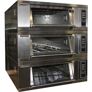 Hearth oven Irtysh (1250x985x350; 6.1 kW; 2 baking trays 600x400; with steam)