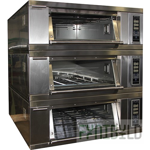 Hearth oven Irtysh (1250x985x350; 6.1 kW; 2 baking trays 600x400; with steam)