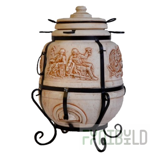 Tandoor "Charm" (910x580mm, 8 skewers 450mm long, 68kg)