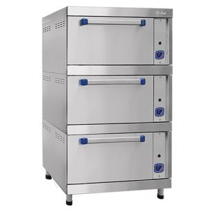 Gas oven cabinet ШЖГ-3 (840х935х1500 in, painted stand, enameled oven)