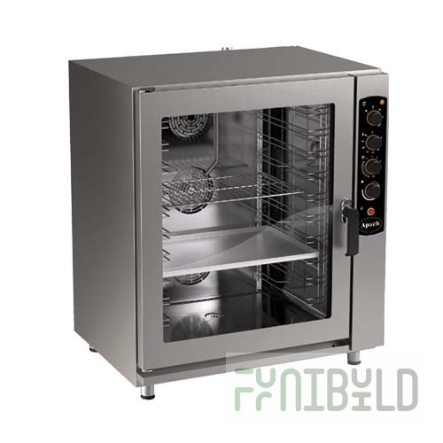 Convection oven APACH A9/10DHS (920x760x1075 in, 400V, 13.95 kW, 10 levels)