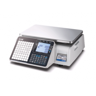 Trade scales CAS CL-3000J-15B with label printing (407x472x164 in, platform 380x250 in, 220 V)