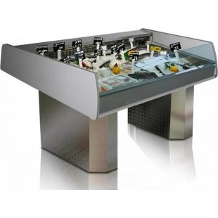 Refrigerated display case (fish on ice) 1320x1234x920 Bianca VU17R-130 -3°… +3°С