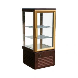 Medium-temperature air-conditioning cabinet, ventilated, 480x460x1100mm, D4 VM R120C Carboma, +6...+12C, V=120l, brown-gold