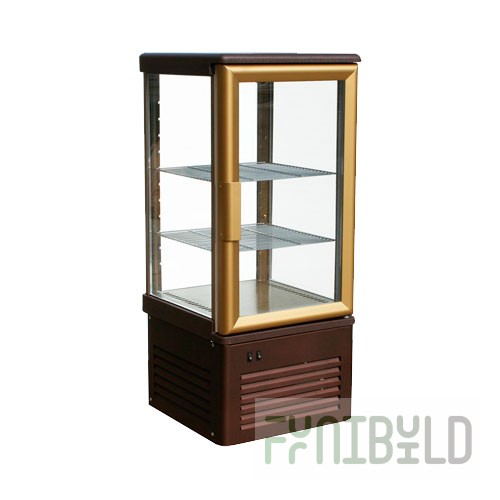 Medium-temperature air-conditioning cabinet, ventilated, 480x460x1100mm, D4 VM R120C Carboma, +6...+12C, V=120l, brown-gold