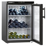 Wine cabinet LIEBHERR WKb 1812 (600x613x890 in, 145 l, +5°C to +20°C)