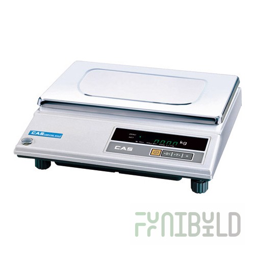 Portion scales CAS AD-2.5 (352x325x95 in, 0.007 kW, 220 V. platform 335x210 in)