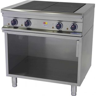 Stove 700ser Kovinastroj (4 burners) ES-T47/P 55824 (800x700x900, 380V, 10kW, on an open stand)