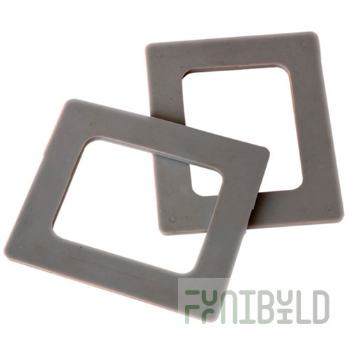 Lighting lamp gasket 97x82 in hard. 45 units silicone