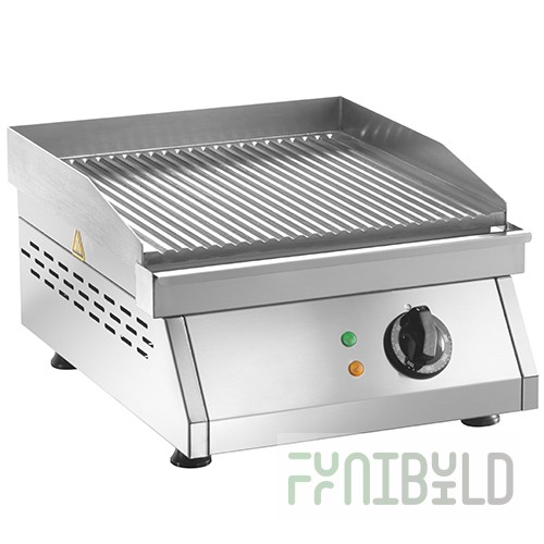 Frying surface Amitek FT1R (corrugated surface, 400x500x200mm, 3 kW, 220V)