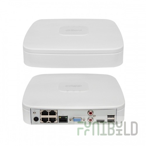 Video recorder IP Recorder 4-channel Dahua DHI-NVR2104-P-S2