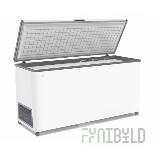 Chest freezer V=520l, F 600 S, -12...-25C, 1600x600x840 in, solid lid (3 baskets)