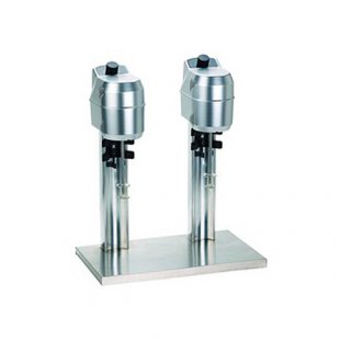 Mixer JAU SR2 stainless steel (330x160x500mm, 2 glasses of 0.9l, 11000 rpm, 0.3 kW, 220V, aluminum body)