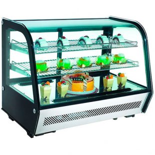 Medium-temperature display case. COOLEQ CW-160 (874x568x686mm, 0...+12C, V=160l)