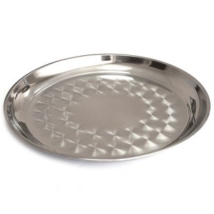 Round metal tray d=34cm FT-0601