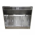 Supply and exhaust wall-mounted hood ZPV-P12/12 1200x1200x350mm (grease trap)