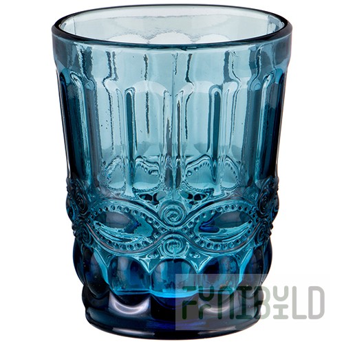 Low glass 284ml d=80mm h=100mm, art. S-02509BINBLUE, 6 pcs. in pack.