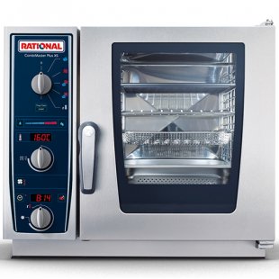 Combi steamer RATIONAL CombiMaster Plus XS 6-2/3 (655x621x567 in, 6x2/3 GN, 5.7 kW, 400V)