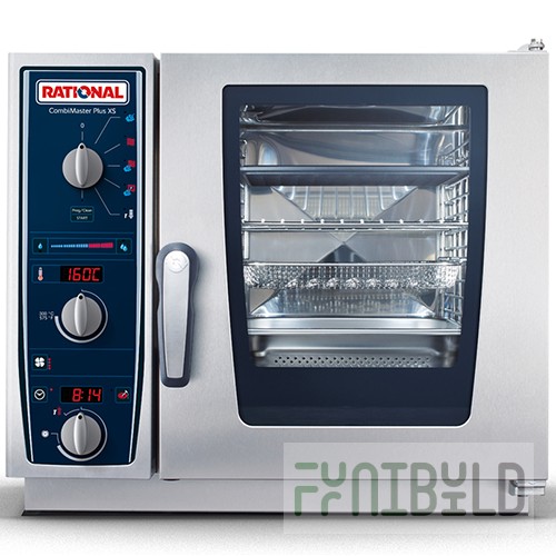 Combi steamer RATIONAL CombiMaster Plus XS 6-2/3 (655x621x567 in, 6x2/3 GN, 5.7 kW, 400V)