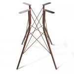 Table frame SHT-TU2-1 (copper metallic) 380x380x730 in