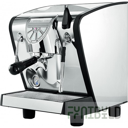 Coffee machine Nuova Simonelli Musica Standart black (automatic 1.gr, 320x430x400 in, 1.2 kW, 220 V)