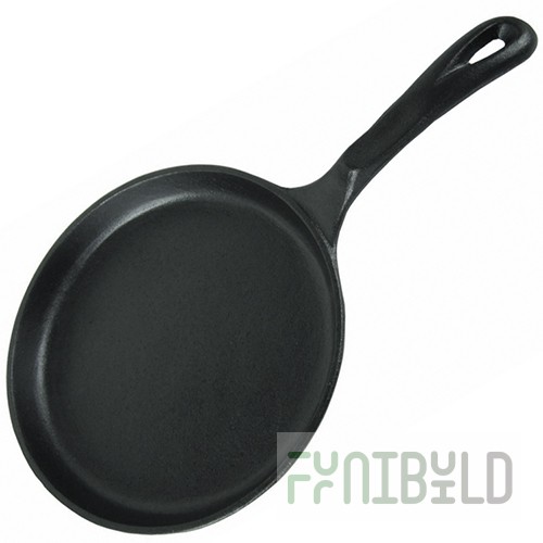 Pancake pan (cast iron) d=200x180x25mm, PL 92001405