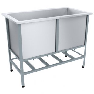 Washing bath (boiler wash) VMO-1, 1100x600x870(890)mm, capacity 1000x470x500mm, painted corner frame