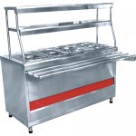 2-dish bain-marie with g/containers PMES-70KM-80