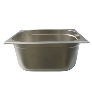 Gastronorm container without lid stainless steel GN-1/2 depth 150, 8.4 l. (325x265x150 in.), in pack 10/20 pcs.