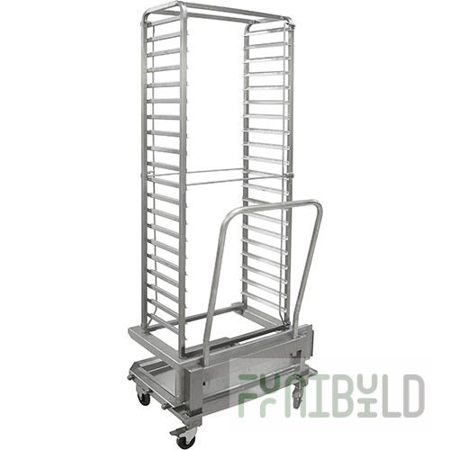 Roll-in trolley for combi steamer TSh-PK for 20 levels (20 GN1/1, 740x600(720)x1785mm)