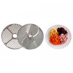 Vegetable processing machine MPO-1 (490x300x720mm, 350-600kg/h, 0.75 kW) NEW SET OF DISKS Vegetable processing machine MPO-1 (490x300x720mm, 350-600kg/h, 0.75 kW) NEW SET OF DISKS