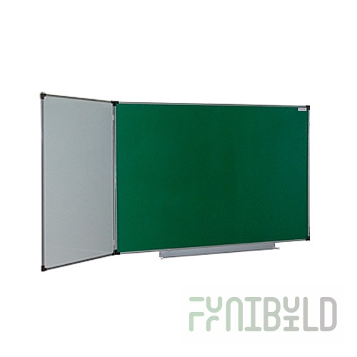 Wall board 2-element DK22k chalk/foam. 2250x1000x10 (wing on the left)