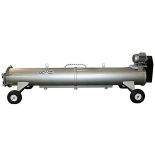 Carpet wringing centrifuge VTsK-3540 (4025x1240x1170 in, carpet size 3.5x6 m, 6 pcs/hour, moisture content 50%, stainless steel drum, painted steel body, 380V, weight 680 kg)