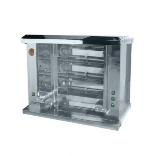 Electric spit grill F3U1E (950x430x750 in, 380V, 6.8 kW, weight 56kg)