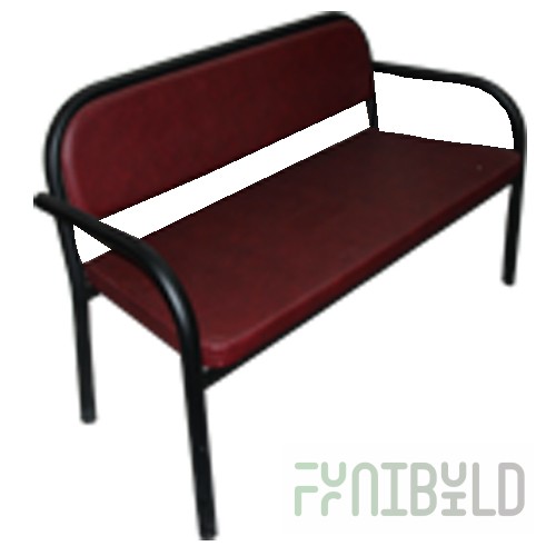 Sofa D 132 flock/leather.