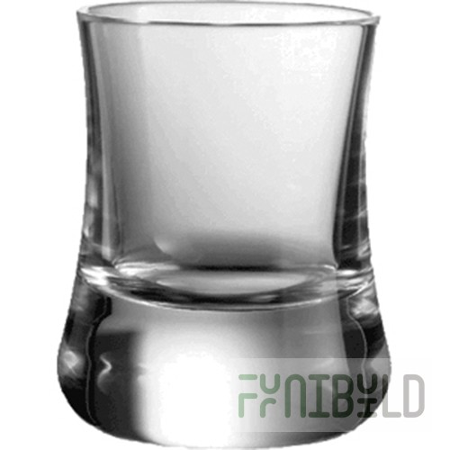 Shot glass 50ml d=48/53 h=69mm; transparent “Club” art.1080722, 6 pcs. in pack.