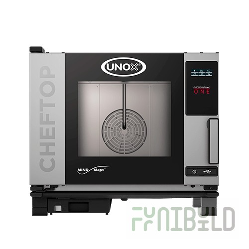 Combi steamer UNOX XEVC-0511-E1RM (750x783x675 in, 220/380 V, 9.3 kW, 5 GN 1/1)