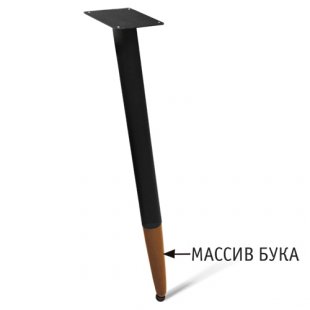 Table frame SHT-TU12 (solid beech) black/dark walnut 170x165x770 in (height when installed 730 in)