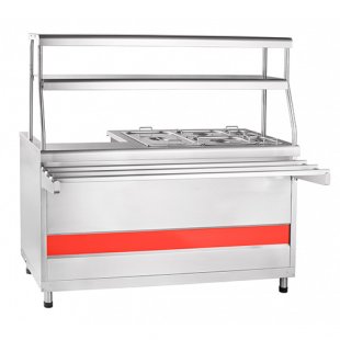 Bain-marie for 1 and 2 dishes, 1 burner EMK-70KMU