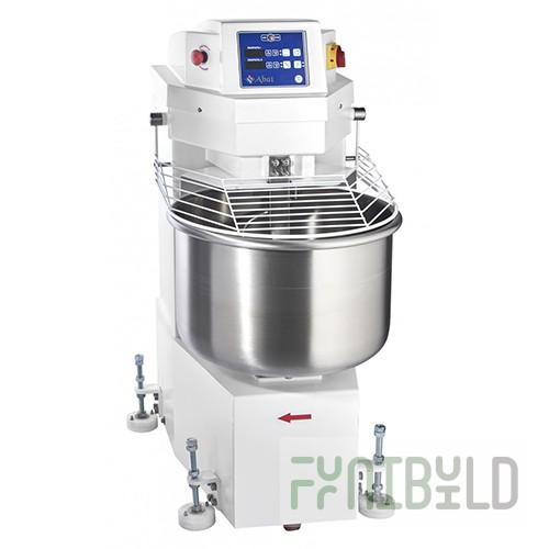 Spiral dough mixing machine TMS-60NN-2P (270 kg/hour, 680x930x(1230)1260 in, 60 l.)