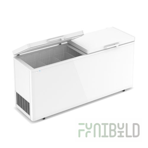 Chest freezer V=660l, F 800 SD, -12..-25C, 2000x600x840mm, 2-piece blind lid (4 baskets)