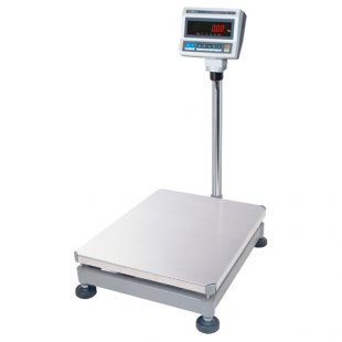 Electronic scales with display on a stand CAS DBII-150E (360x580x765mm, platform 360x460mm, up to 150 kg)