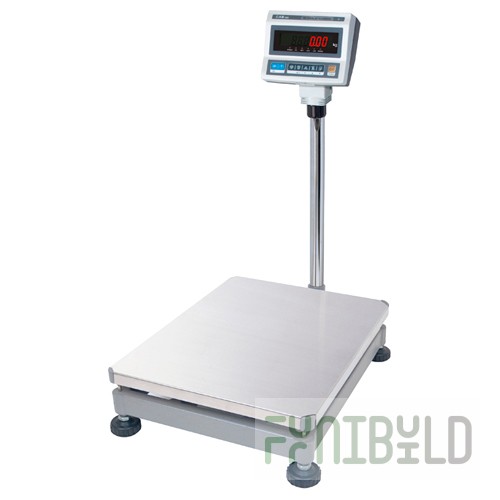 Electronic scales with display on a stand CAS DBII-150E (360x580x765mm, platform 360x460mm, up to 150 kg)