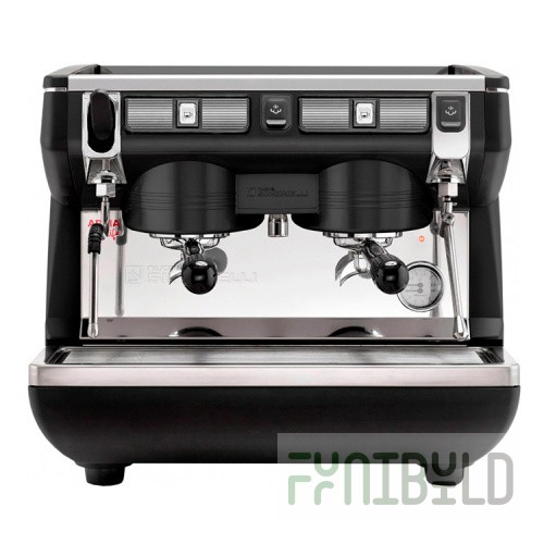 Coffee machine Nuova Simonelli Appia Life Compact 2Gr S 220V black+economizer+hig (554x545x530 in, 2.9 kW)