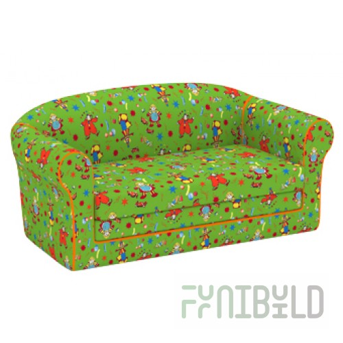 Soft frameless gaming sofa (flock)