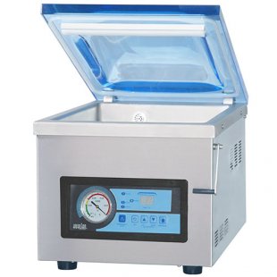 Tabletop vacuum packer HVC-260T/1A (335x488x360 in, 220 V; 0.37 kW, stainless steel)