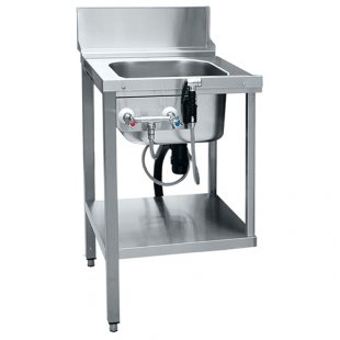 Pre-wash and waste collection table SPMP-6-1 (560x670x1070(1800)mm, for MPK-700K dishwasher)
